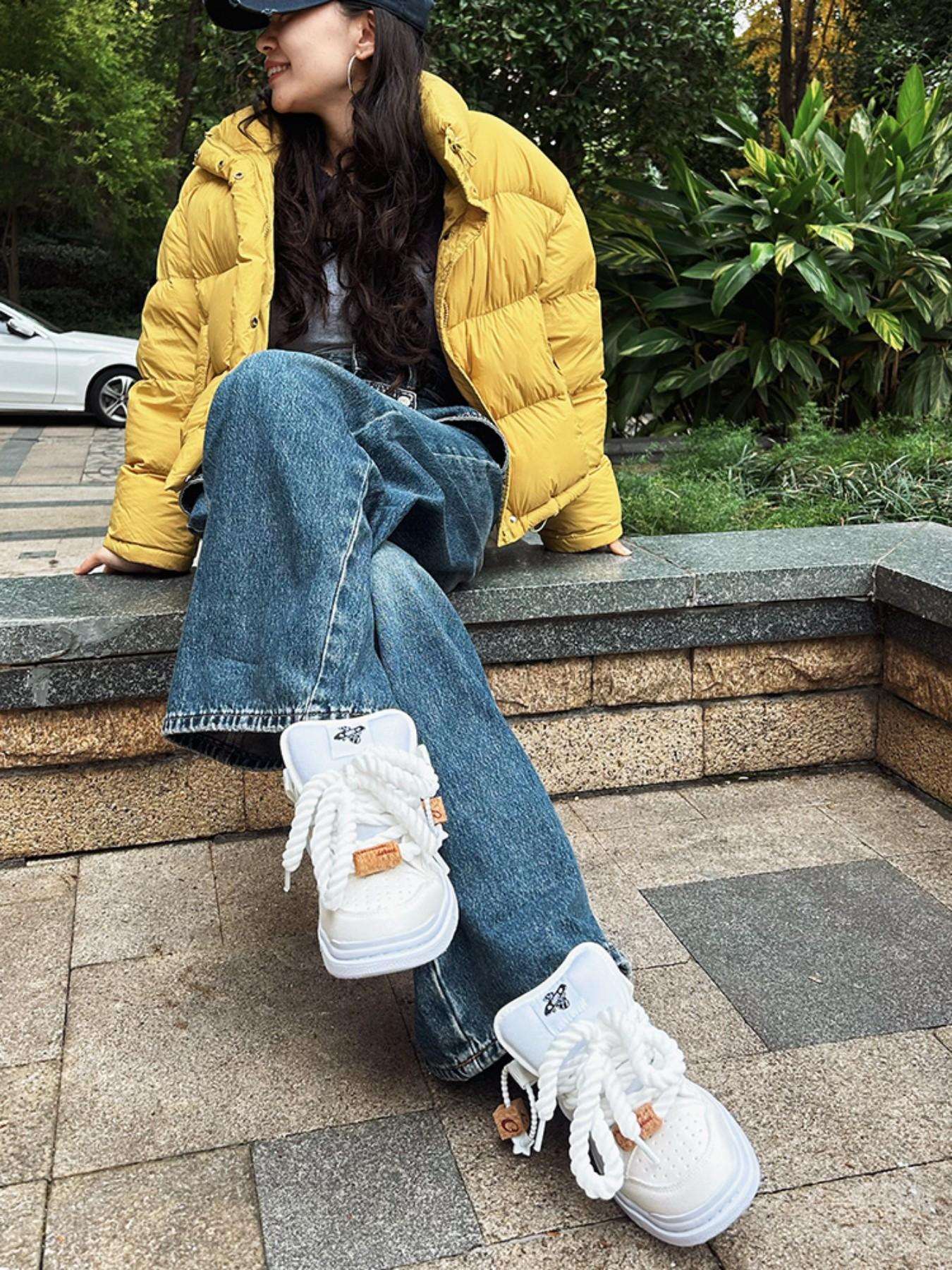 Men's Canvas Shoes, Fashionable Solid Low Top, Casual Round Toe Flatform, Anti-Slip Durable, Medium Width, All Seasons