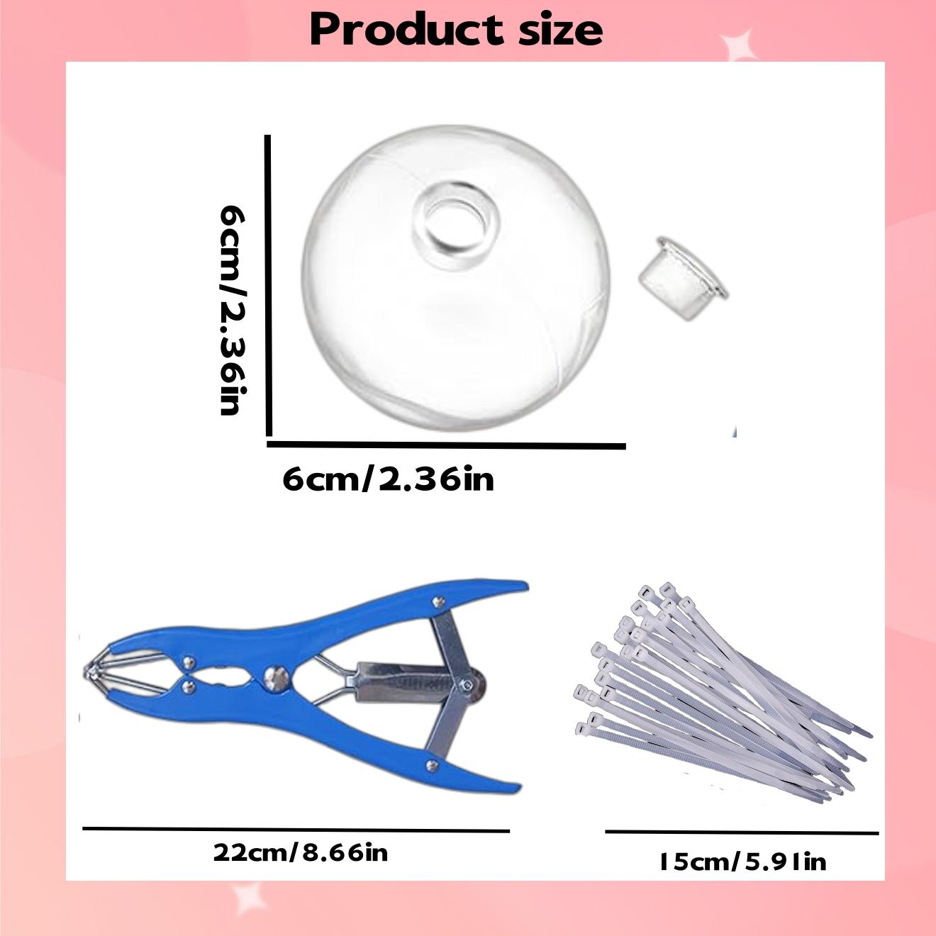 DIY Stress Ball Making Kit, Includes 6 Filler Packs, 10 Transparent Blank Skins, 15ML Glue, Expansion Tool, Ideal for Adult Relaxation