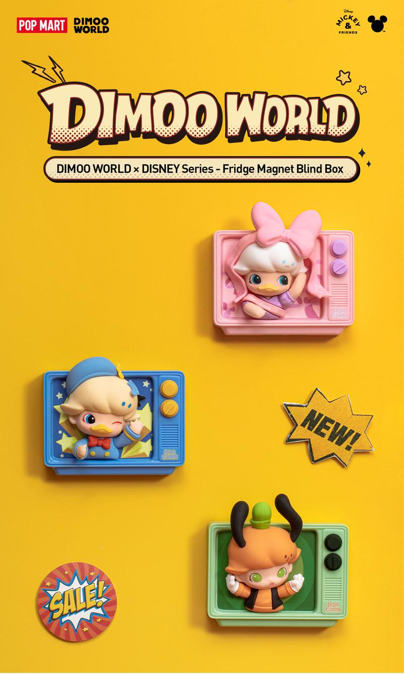 POP MART DIMOO WORLD × DISNEY Series-Fridge Magnet Blind Box POP MART DIMOO WORLD × DISNEY Series-Fridge Magnet Blind Box