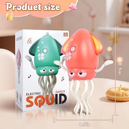 Magic Dancing Octopus Toy - Auto Electric Dancing & Obstacle Avoidance! Self-Navigating Octopus Dance Machine - 8 Tentacles of Pure Fun | pet toy | kids toy