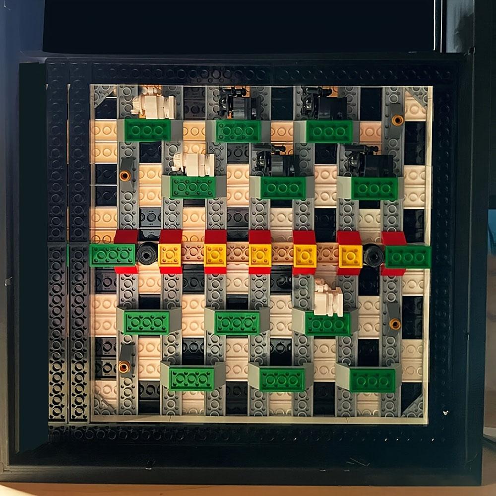 876pcs Chess Series Creative Board Building Blocks Toy, Educational Toy, Gift for Friends, Fun and Interactive Game, Chess Set