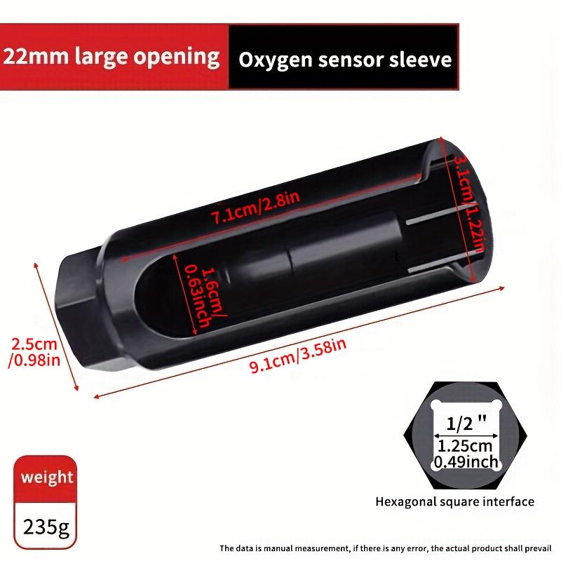 Japanese Oxygen Sensor Socket, Hex Bit Socket, Drive Sockets, Contains Oxygen Sensing Socket, Easy Installation Tool, Metal Working Part, Automotive Repair Accessory, Oxygen Sensor Wrench