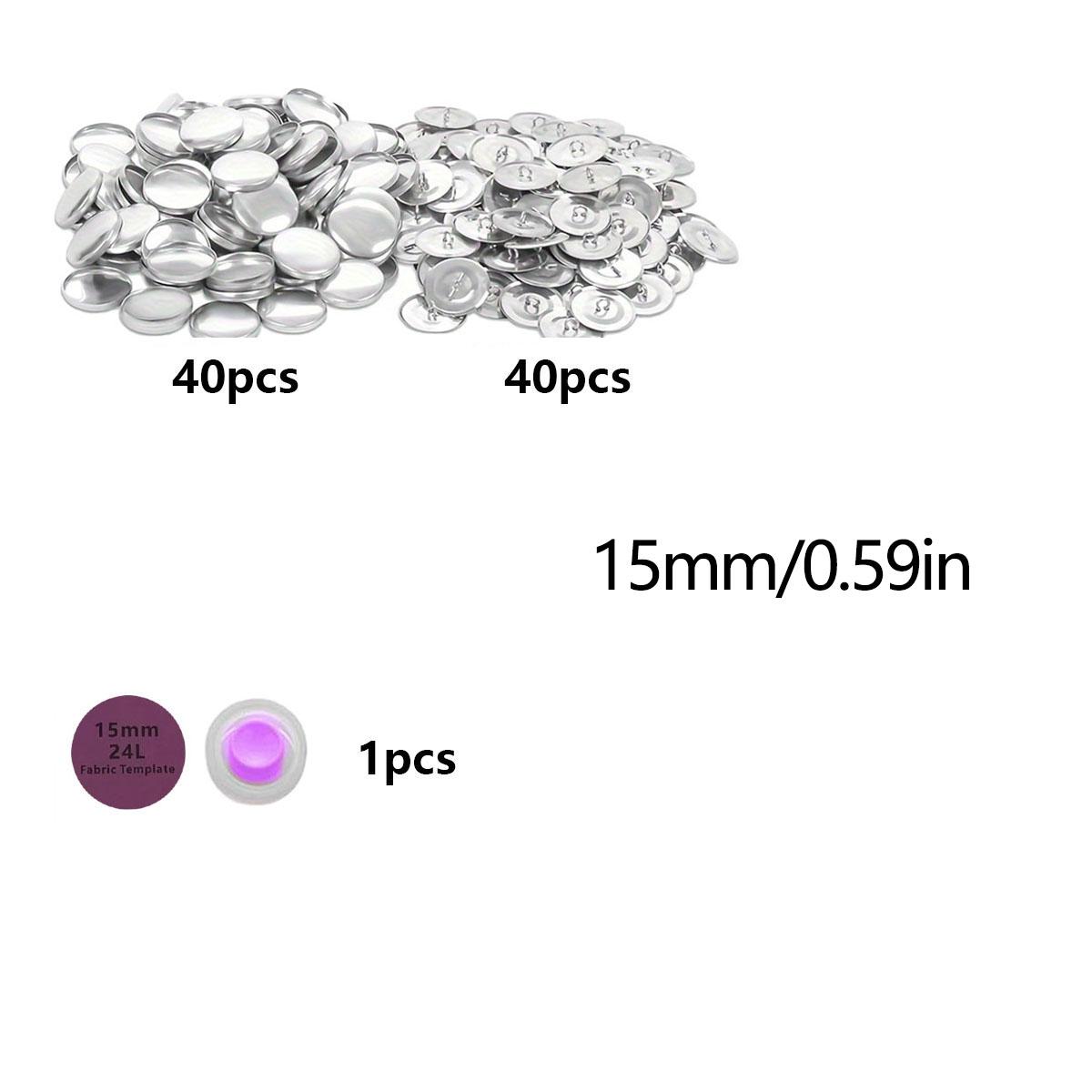 Button Sewing Kit Set with Tools, DIY Cloth Button Making, Handmade Craft Tool with Base, Includes Essential Sewing Accessories