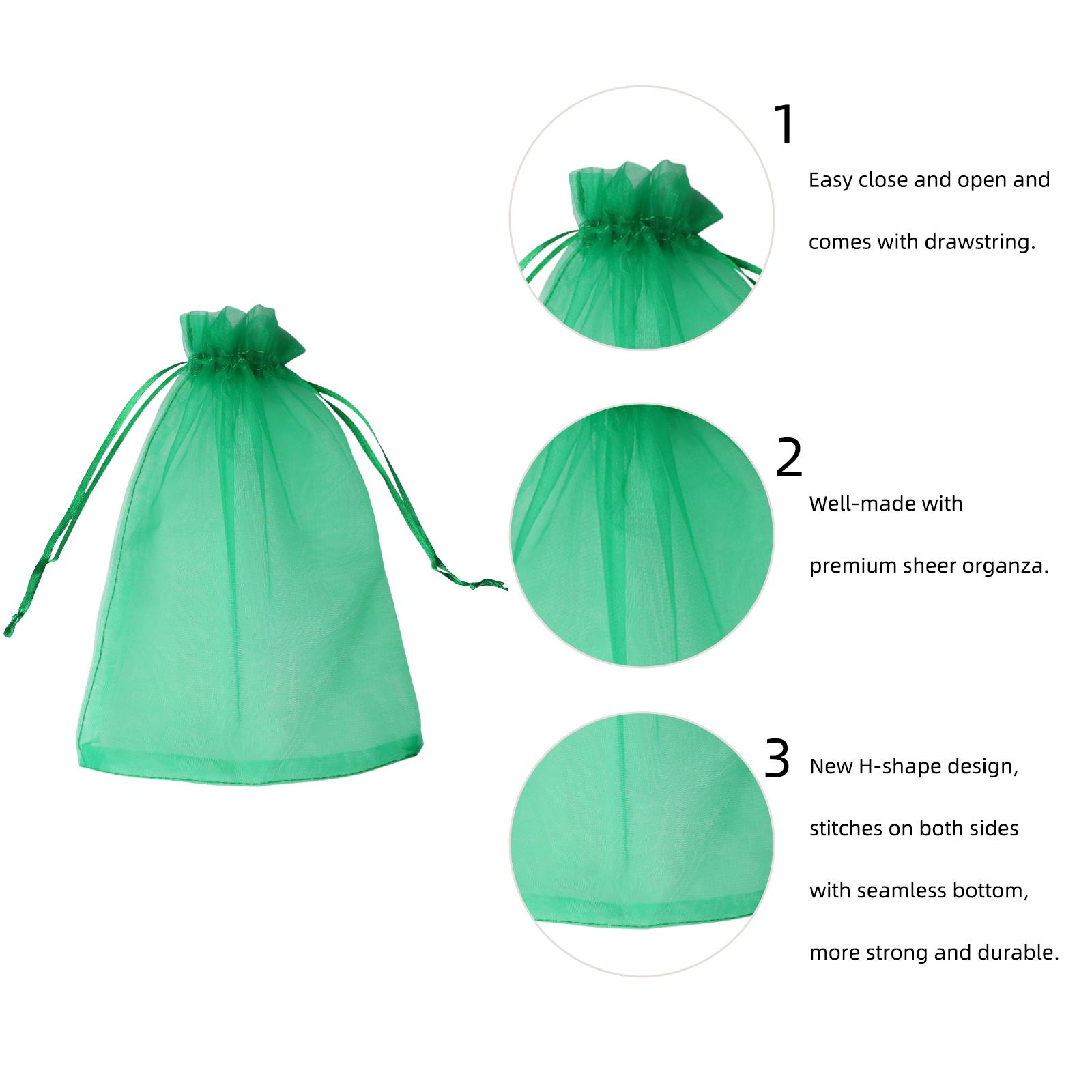 Wudygirl 5x7-inch organza bags with satin drawstrings, pack of 100. Perfect for parties and weddings as reusable gift bags. Transparent design, non-toxic, high-quality gift bags. Elegant gift packaging Paper Gifts Wudygirl 5x7-inch organza bags with satin drawstrings, pack of 100. Perfect for parties and weddings as reusable gift bags. Transparent design, non-toxic, high-quality gift bags. Elegant gift packaging Paper Gifts