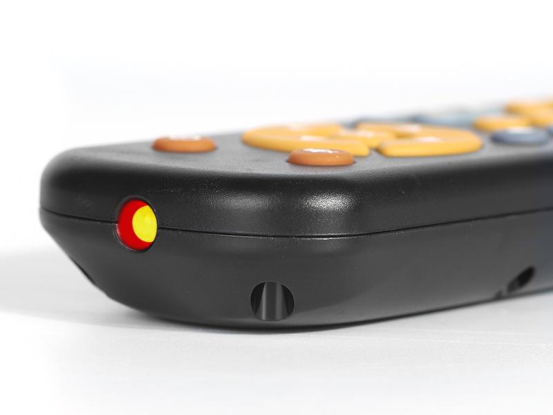 Orzbow Baby Remote Control Toy for 6 Months+ with Music, TV Remote Toy with Realistic Light and Sound - English, French and Spanish for Infant Play Remote Musical Toys, BPA Free, Black