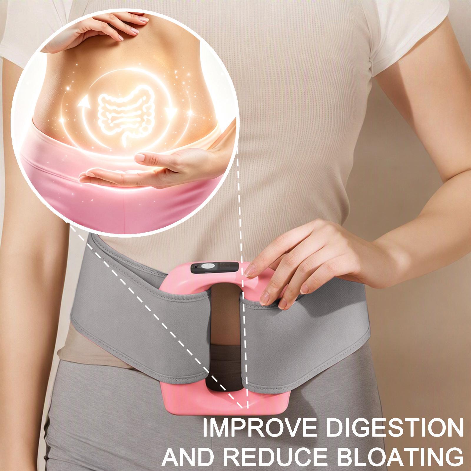 Wireless Ring Massager - Handheld, Belt-Mountable Deep Tissue Percussive Device with 10 Speed Settings, Deep Vibration, Type-C Charge for Muscle Relief, Portable Fitness Relax Tool, Ideal Holiday Gift