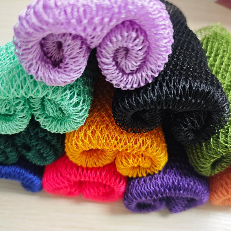 4 Piece African Exfoliating Net Sponge Bundle, for SENSITIVE SKIN, Bath sponge