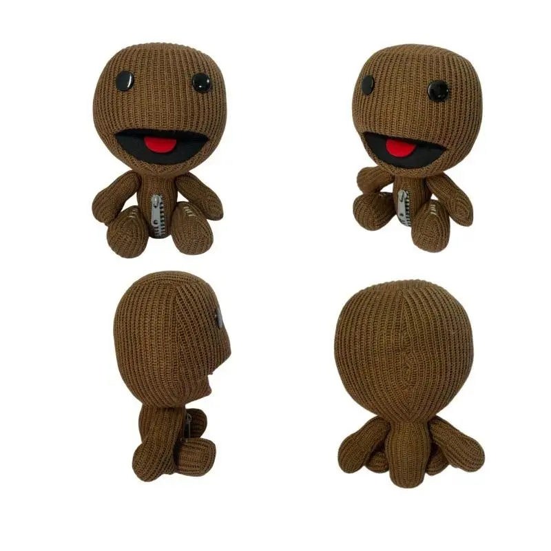 New Hot Game Little Big Planet Sackboy Plush Toys 25cm Stuffed Doll Fans Desktop Ornaments Christmas Holiday Birthday Toys