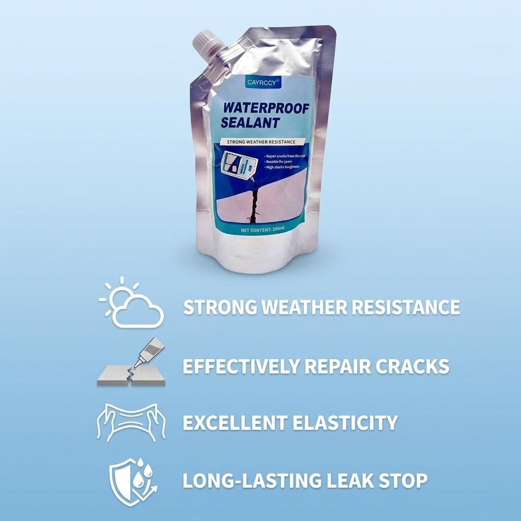 Cracks Concrete Caulking Adhesive, Concrete Sealant Waterproof Repair, Concrete Crack Filler, Outdoor Concrete Quick Dry Adhesive, 500g An efficient and highly effective crack repair tool