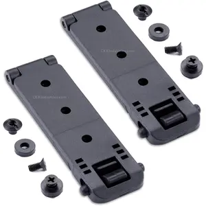 Molle Compatible Locking Belt Clips w/Mounting Hardware – (1.50, 2.0, 3.0, & 5.0 Inch) – Molle Attachments for Knife Sheath, Gun Holster, Mag Pouch, Molle Vest & Gear