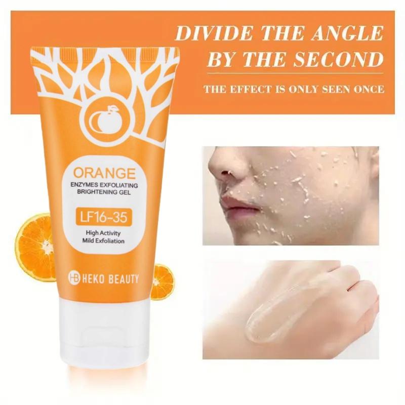 Exfoliating Gel Facial Exfoliator Scrub, Deep Cleansing for Skin, Gentle Formula, Mild Exfoliant, Suitable for Daily Use, 50g, Face Care Products