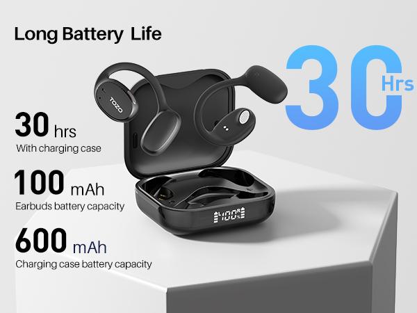 TOZO OpenEgo True Wireless Open Ear Headphone Audio Earphones Headset Electronic Earbud sport earbuds wireless earphone open-ear headphone FathersDayGift TOZO OpenEgo True Wireless Open Ear Headphone Audio Earphones Headset Electronic Earbud sport earbuds wireless earphone open-ear headphone FathersDayGift
