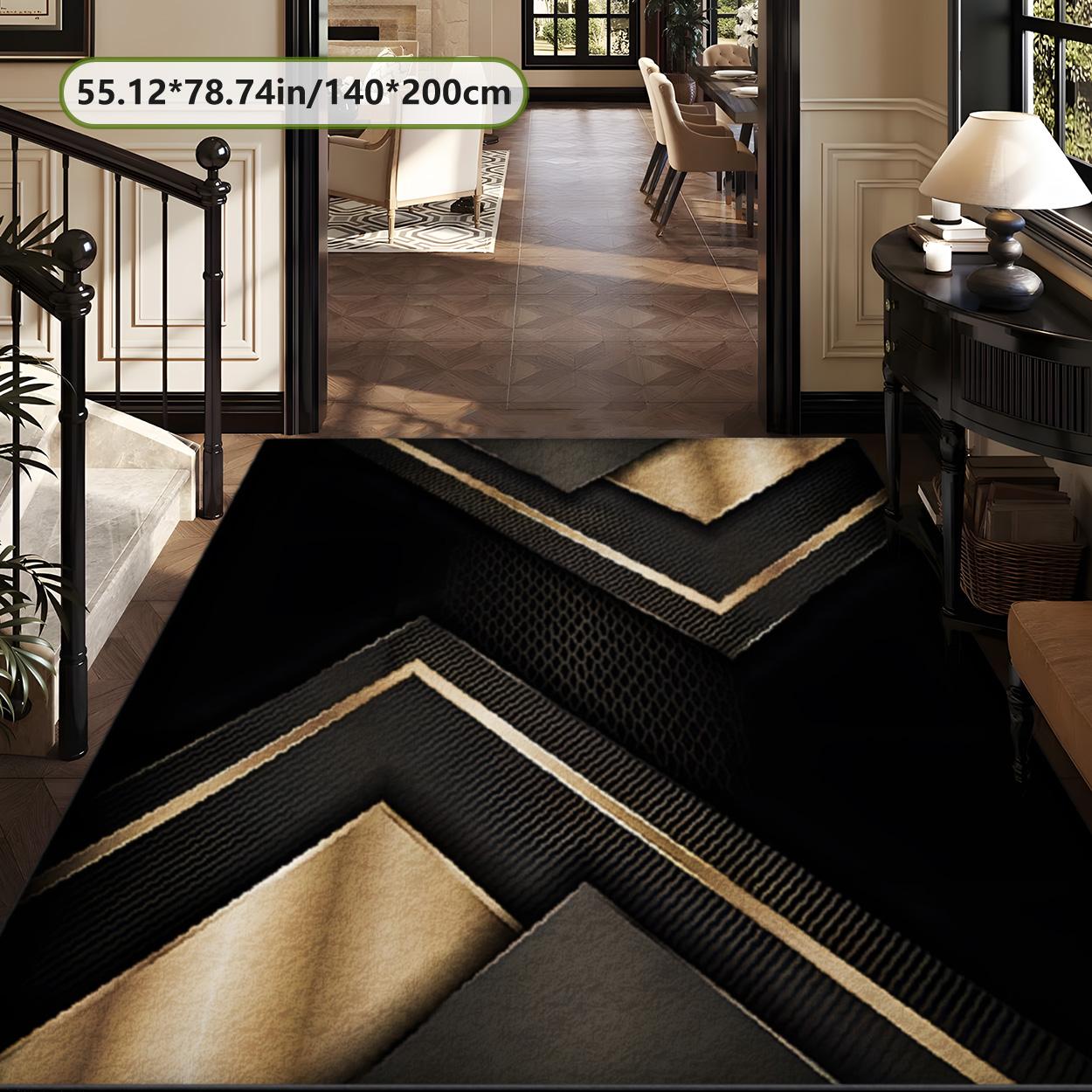 Velvet soft and comfortable patterned printed carpet, suitable for multiple scenarios, available in various sizes, soft and non-shedding.