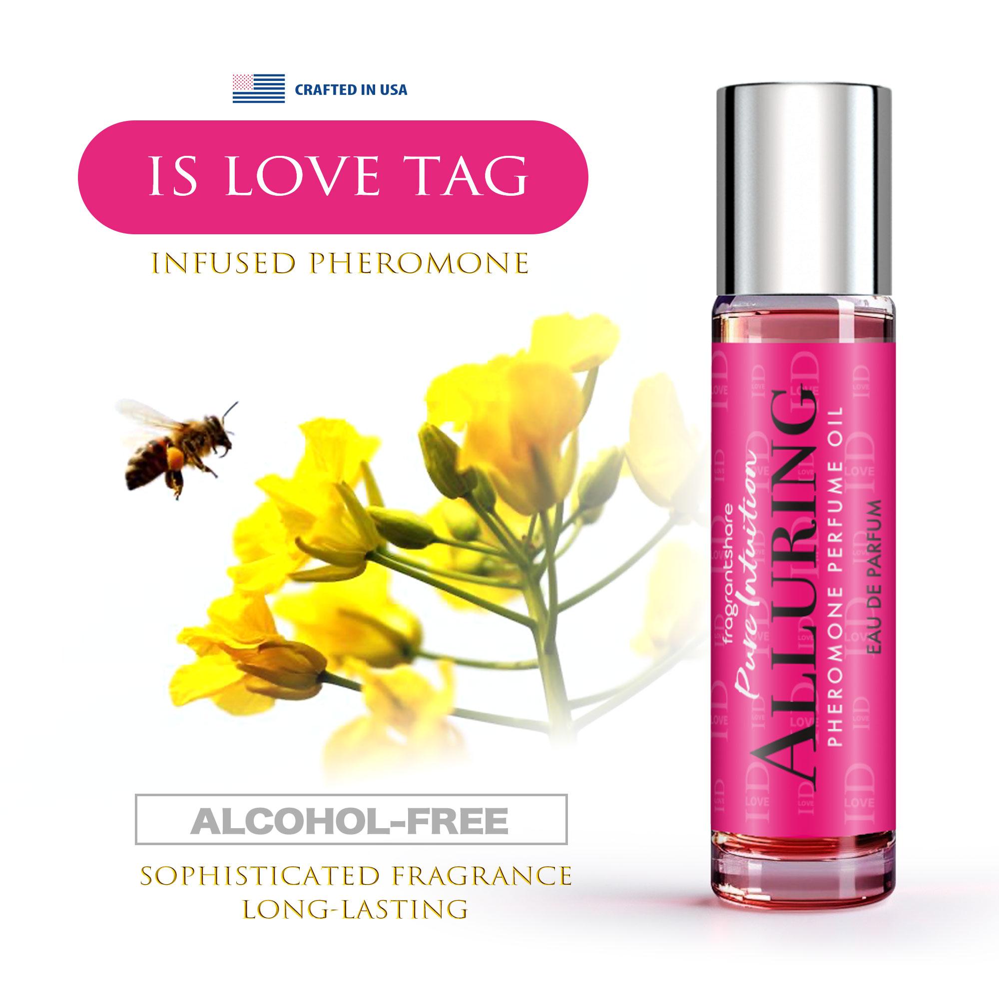 Fragrantshare0.34 fl oz (10 ml) Alcohol-Free Pheromone Roll-On Perfume: Long-lasting floral notes that enhance feminine charm— Ideal for dates, travel companion, everyday elegance, Date night fragrance, travel perfume, Classic fragrance, soft and delicate