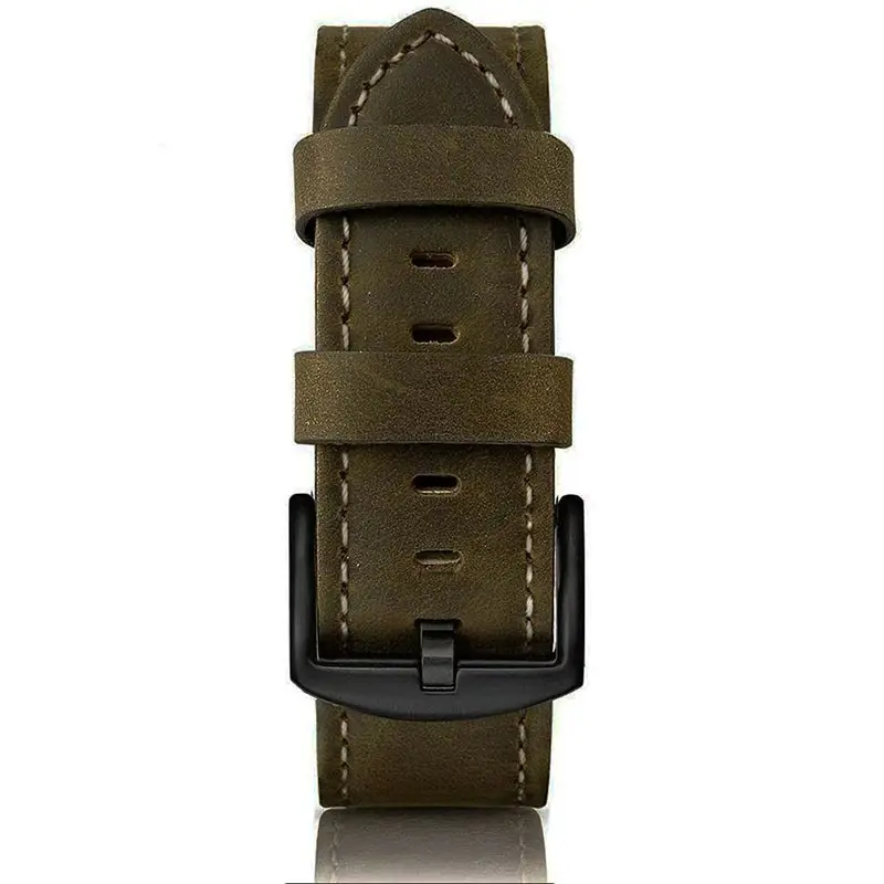 Vintage Leather Strap for Apple Watch 46mm 45mm 44mm 42mm, Fashionable Wristband Replacement Band for Men & Women, Perfect Accessory for Iwatch Series