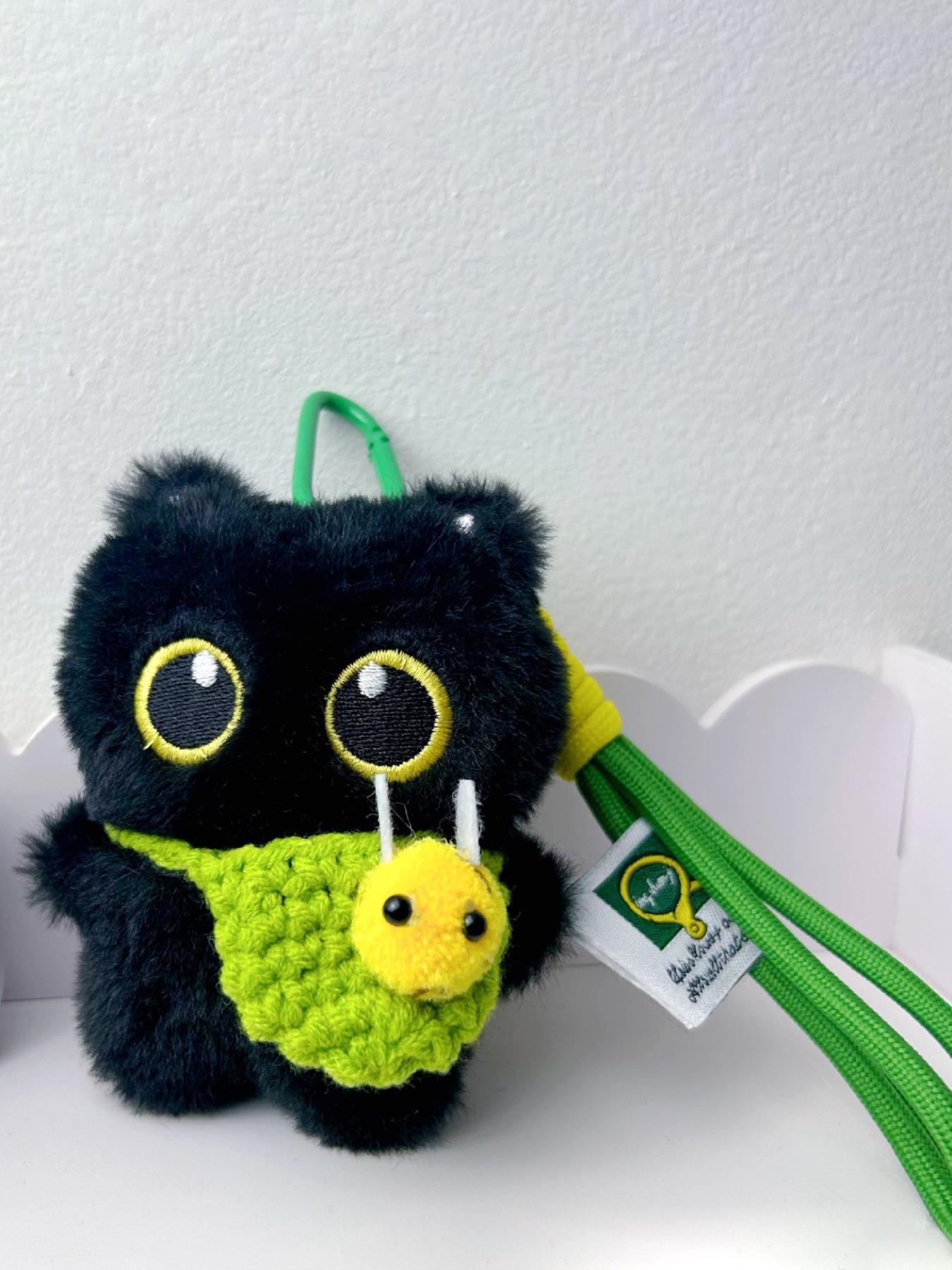 Cute Cat Design Keychain, Punk Style Plush Pendant Keychain for Women & Men, Fashion Accessories for Daily Use, Trendy All-match & Exquisite Keychain for Birthday Gift, Fuzzy Keychain, Stylish Keychain