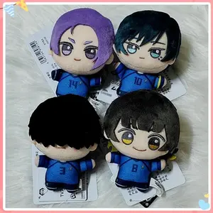 Hot New Anime Blue Lock Vol.9 Vol.10 Rin Itou Bachira Meguru Cosplay Plush Doll Fluffy Maumet Pendant Gifts Toys