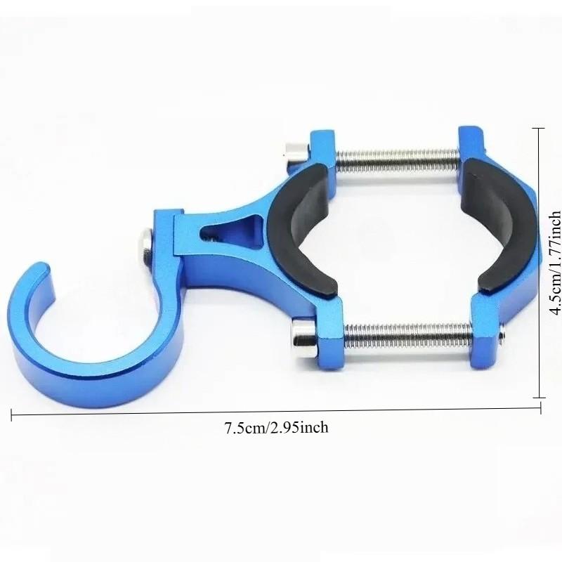 Adjustable Multifunctional Motorcycle Helmet Hook, Universal Handlebar & Seat Mount Hanger, Anti-Slip Bike Hook for Backpack, Bicycle
