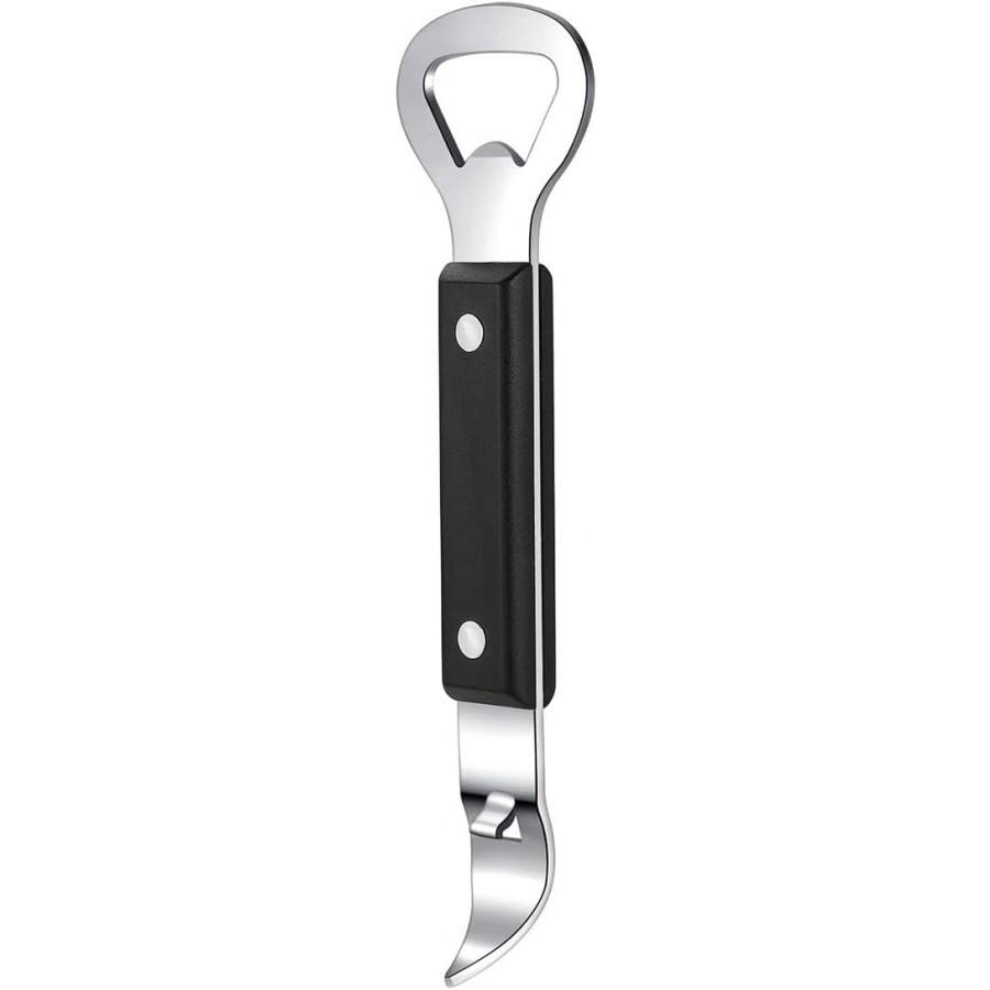 Portable Carbon Steel Bottle Opener, Two-In-One Can Opener and Screwdriver, Dual-Head Kitchen Tool, Outdoor Convenience