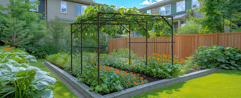 Lilypelle Extra Tall Garden Arch Trellis for Climbing Plants Outdoor, 79" / 87" H Metal Arbor Plant Support Trellis Archway for Yard Lawn Garden