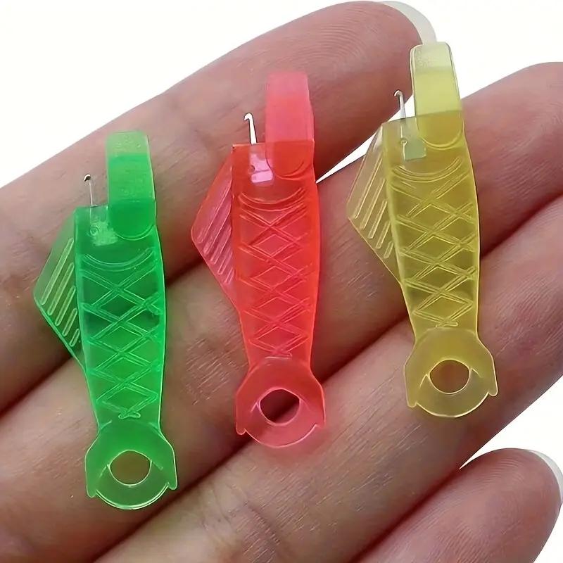 Automatic Threading Machine for Sewing Machine, 6 Counts Fish Shaped Thread Guides for Embroidery and Crafts, Durable Fast Threading Tools for Tailors and Handmade, Sewing Supplies Crafts