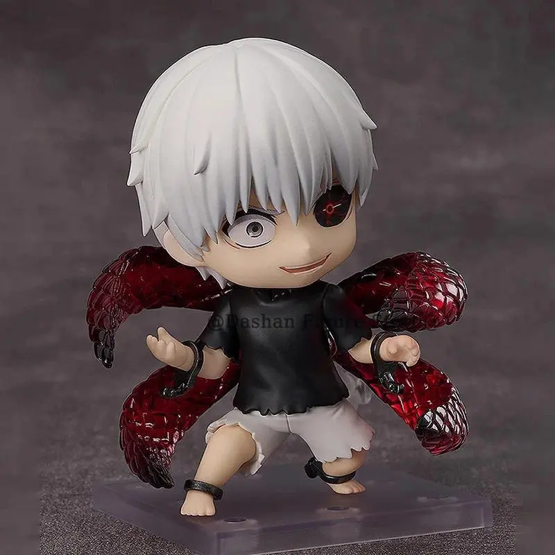 Tokyo Ghoul Kaneki Ken Action Figure 10cm Saryo One-Eyed Ghoul Cute Movable PVC Collection Model Toys Anime Desktop Ornaments