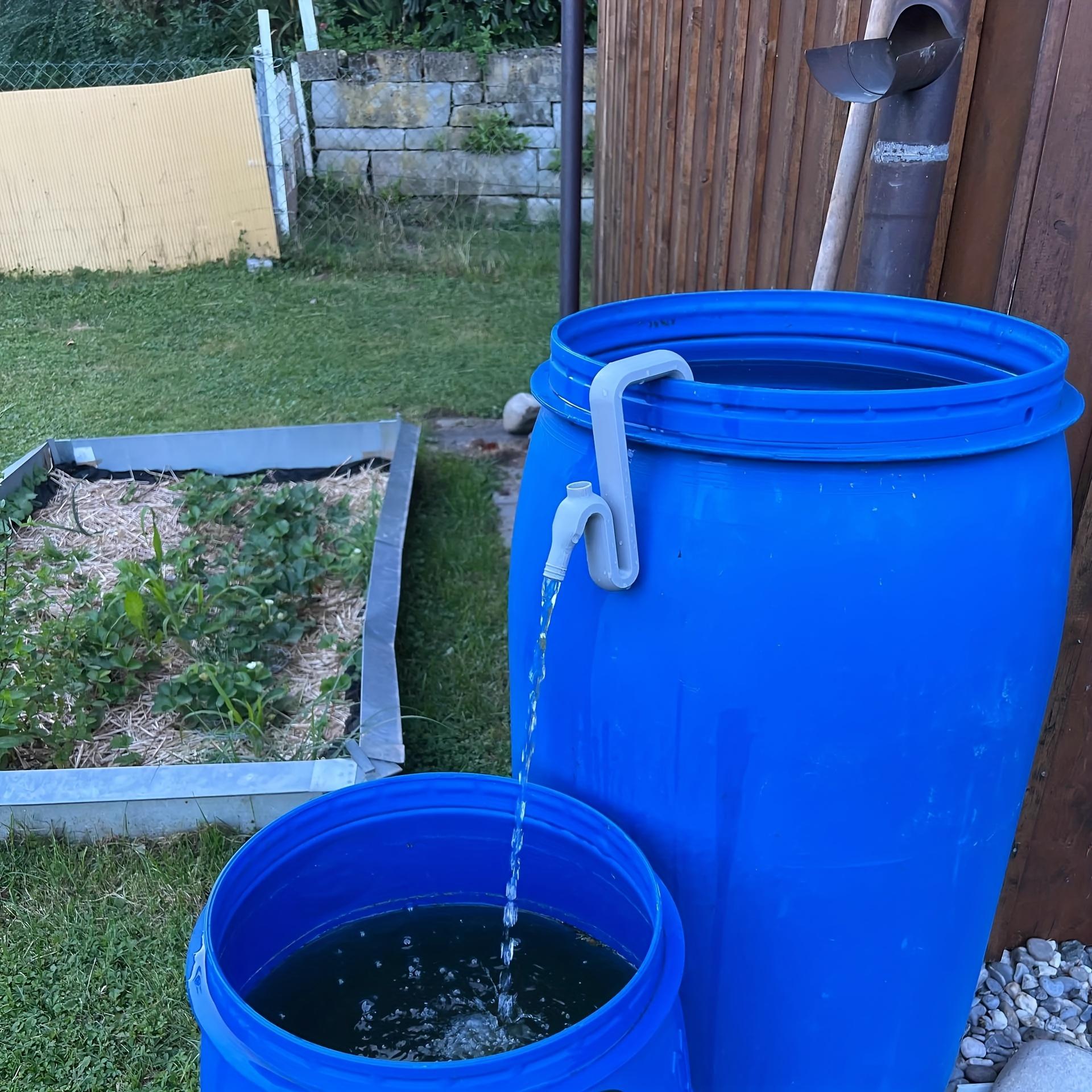 Rainwater Transfer & Overflow Pipe Solution, Self-Siphon Suction Hose Set, Automatic Drainage & Filling, Emergency Flood Relief, Eco-Friendly Tool