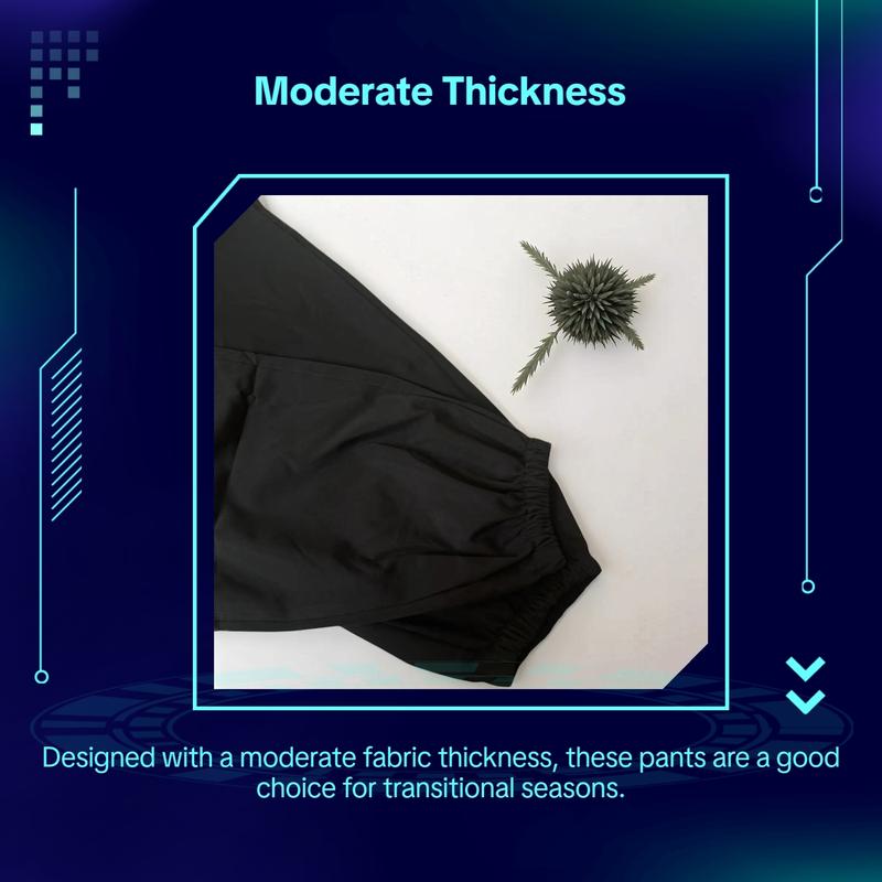 Men's Solid Color Drawstring Waist Pants, Loose Casual Comfy Breathable Pocket Jogger Pants for Spring & Fall, Fashion Men's Bottoms for Daily Wear