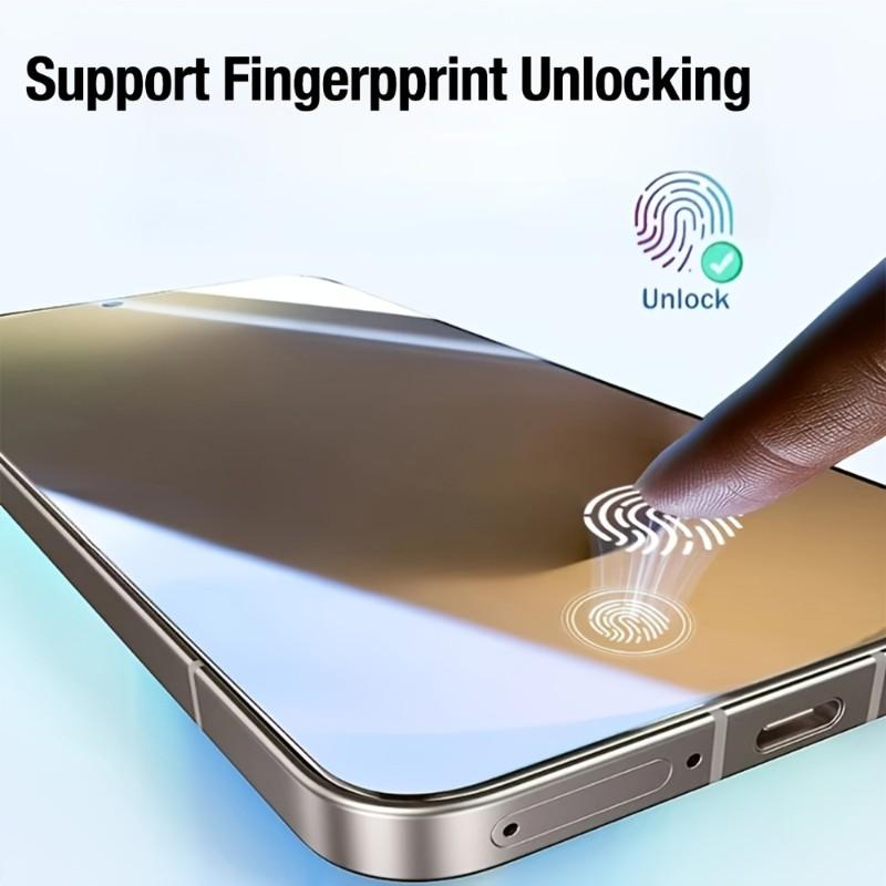 2-Pack Anti-Spy Tempered Glass Screen Protector, Dust-Free Design, Durable, Compatible with Samsung S24 Ultra/S25/S25 Plus/S25 Ultra/S25 Edge/S26/S26 Plus/S26 Ultra Series, Label Adopts dust-free design and privacy-protective tempered material