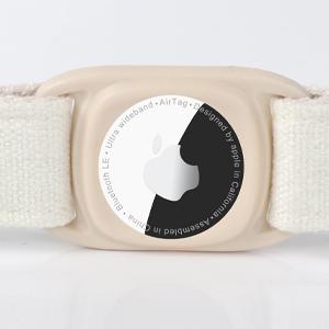 DOGWONG Airtag Dog Collar, Heavy-Duty Cotton Hemp Collar with Airtag Holder – Soft, Durable & Adjustable Pet Necklace for Small, Medium, Large Dogs