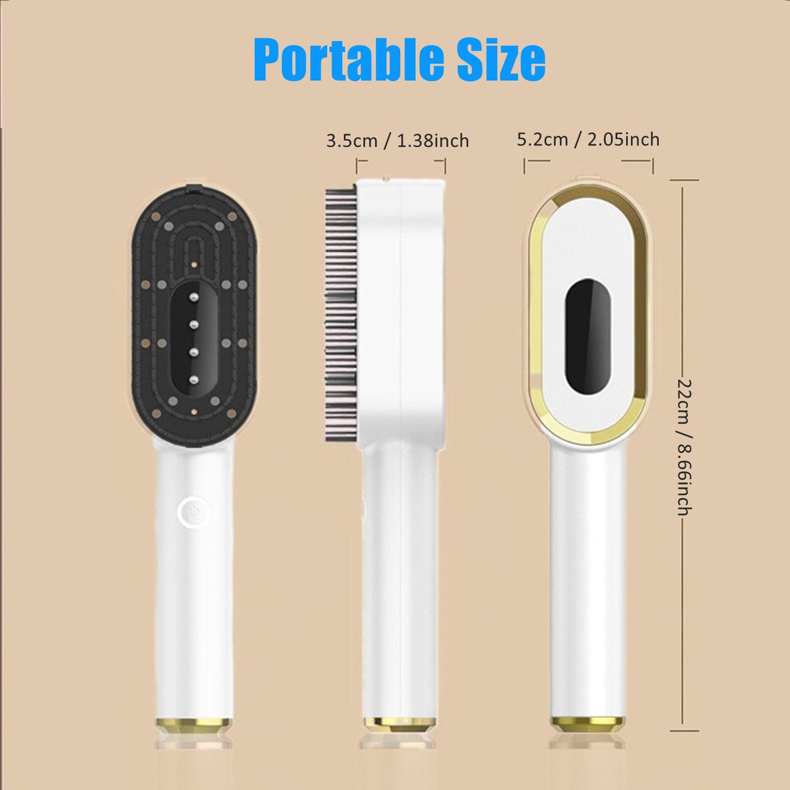 Laser Therapy Hair Growth Comb, Light Hair Brush, Electric Scalp Massager, Blue Light & Vibration, Hair Oil Applicator for Men and Women