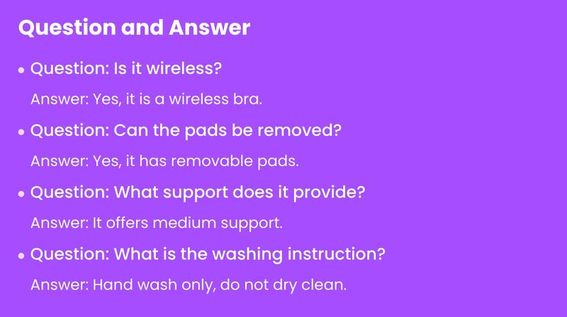 Women's Wireless Jelly Bra, Deep V Design, Medium Support, Three-Quarter Cup, Casual Fitted Lined Underwear, All Seasons