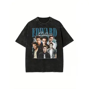 Vintage Edward Cullen T-Shirts, retro 90s, Twilight tribute, oversized, cotton, printed, for men and women.