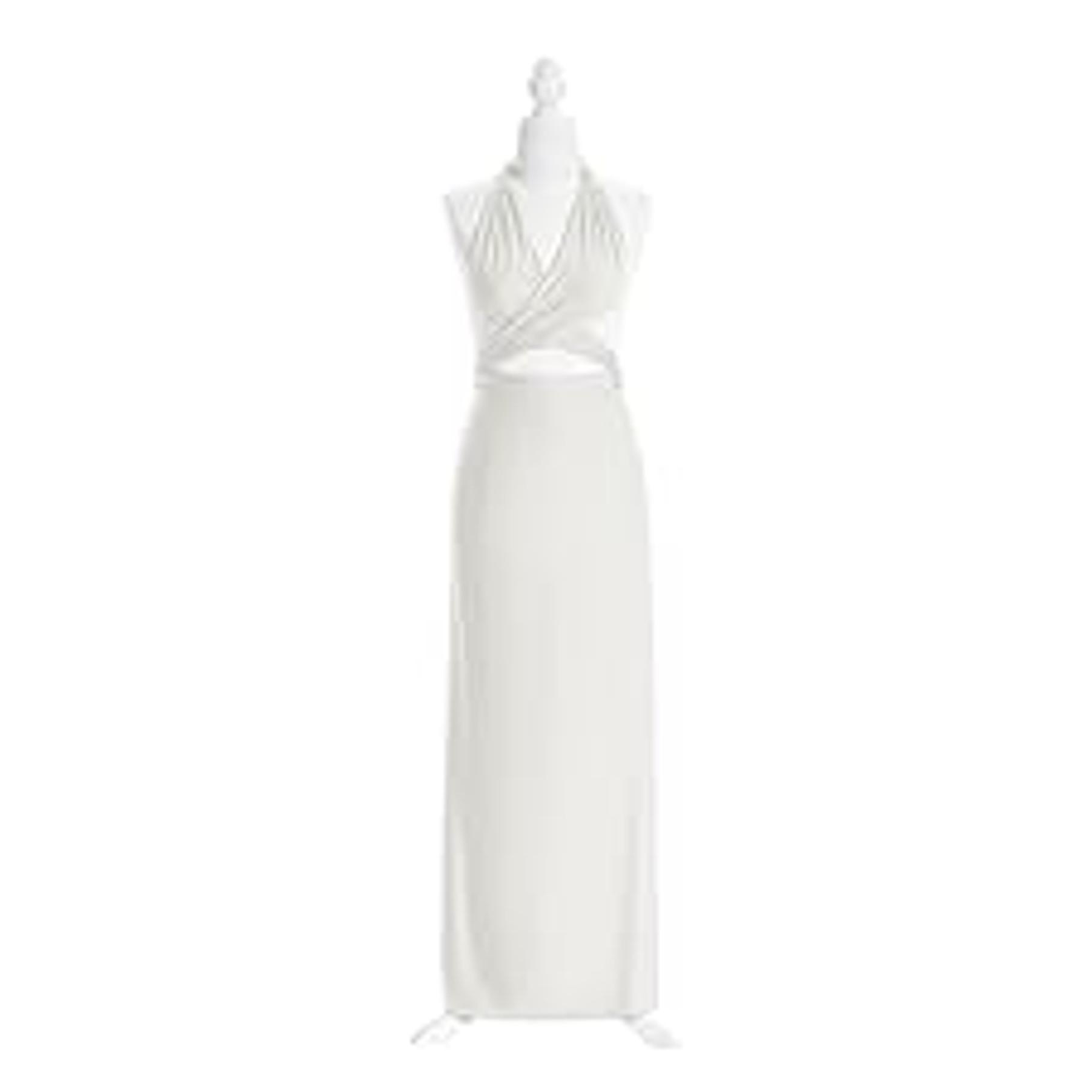 Women's Plus Size Long Infinity Dress - Bandeau, Convertible, Multi-Way Twist Wrap Dress for Beach, Prom, Cocktail Events, Fits Maternity Needs