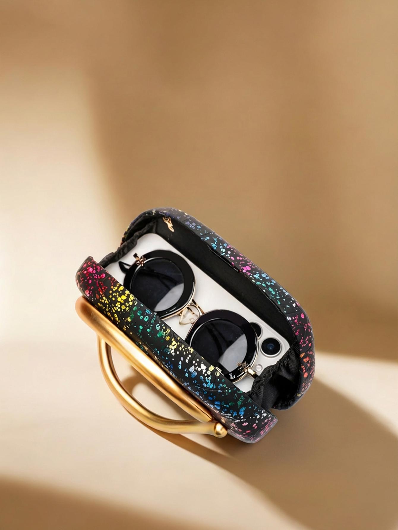 Women's Evening Bag, Crocodile Pattern Handbag, Handheld Bag Purse, Elegant Simple Party Purse, Fashion Accessories for Weddings, Christmas, Birthdays, Ideal Gift