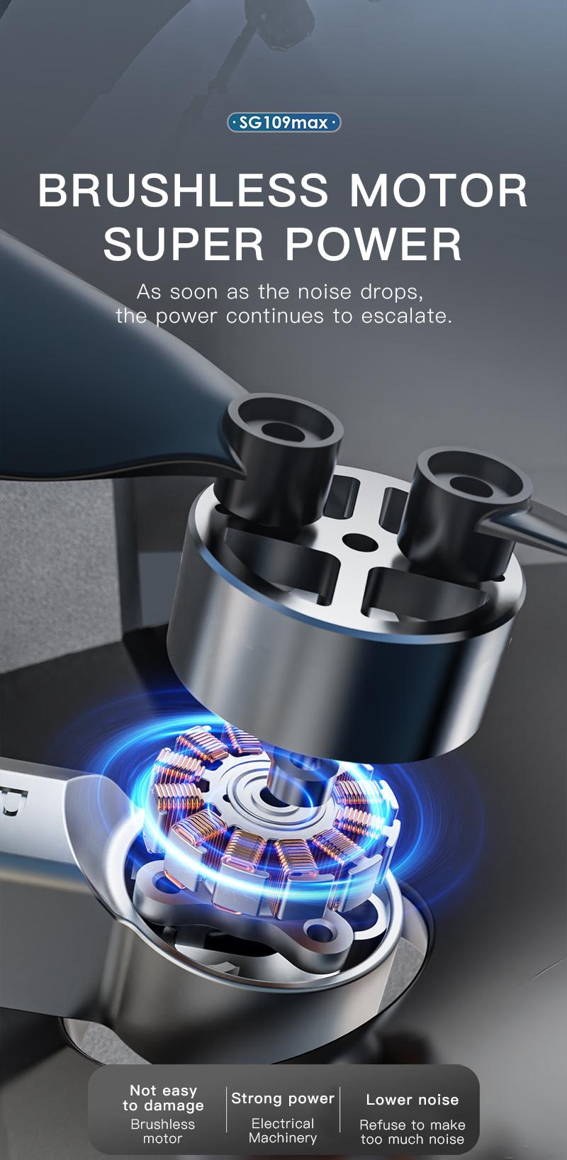 SG109 Entry-Level Drone with Screen Controller,Dual HD Cameras,One-Key Takeoff,Stable Hover & Flip,Foldable Design, GPS Positioning,Brushless Motor, Auto Follow,Aerial Photography,Hover Air,Perfect for Outdoor Use,Father’s Day & Children’s Day Gift