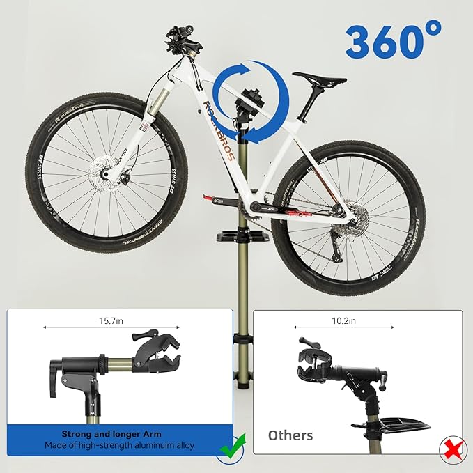 ROCKBROS Bike Repair Stand Max 65 lbs Home Bike Bicycle Stand for Mechanic Maintenance Rack Road Mountain Bikes Repair Stand ROCKBROS Bike Repair Stand Max 65 lbs Home Bike Bicycle Stand for Mechanic Maintenance Rack Road Mountain Bikes Repair Stand