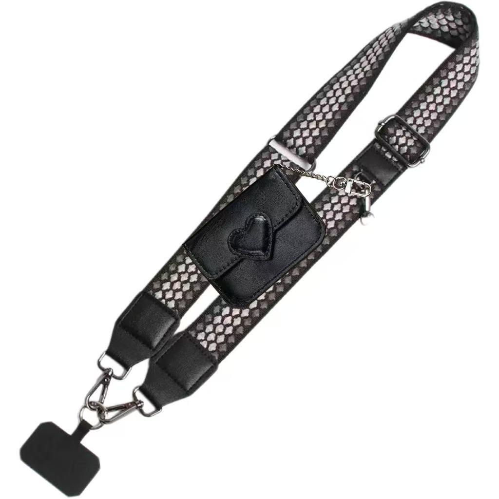 A multi-functional phone strap with a built-in wallet, adjustable backpack strap, suitable for various individuals and perfect for gifting to friends and loved ones, Phone Lanyard