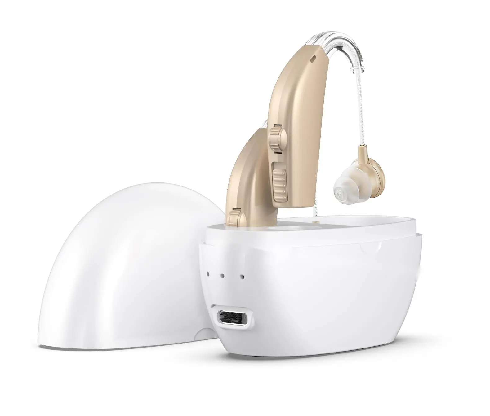 Over-the-counter hearing aids – Seniors’ hearing aids, for both ears, 24-hour battery life, FDA-registered, no app support required