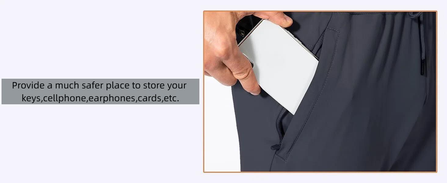 G Gradual Sweatpants for Men Stretchy Joggers with Zipper Pockets Men‘s Track Pants Athletic Pants for Soccer, Running, Workout, Traning Sports Jogging Wear SpringStatements