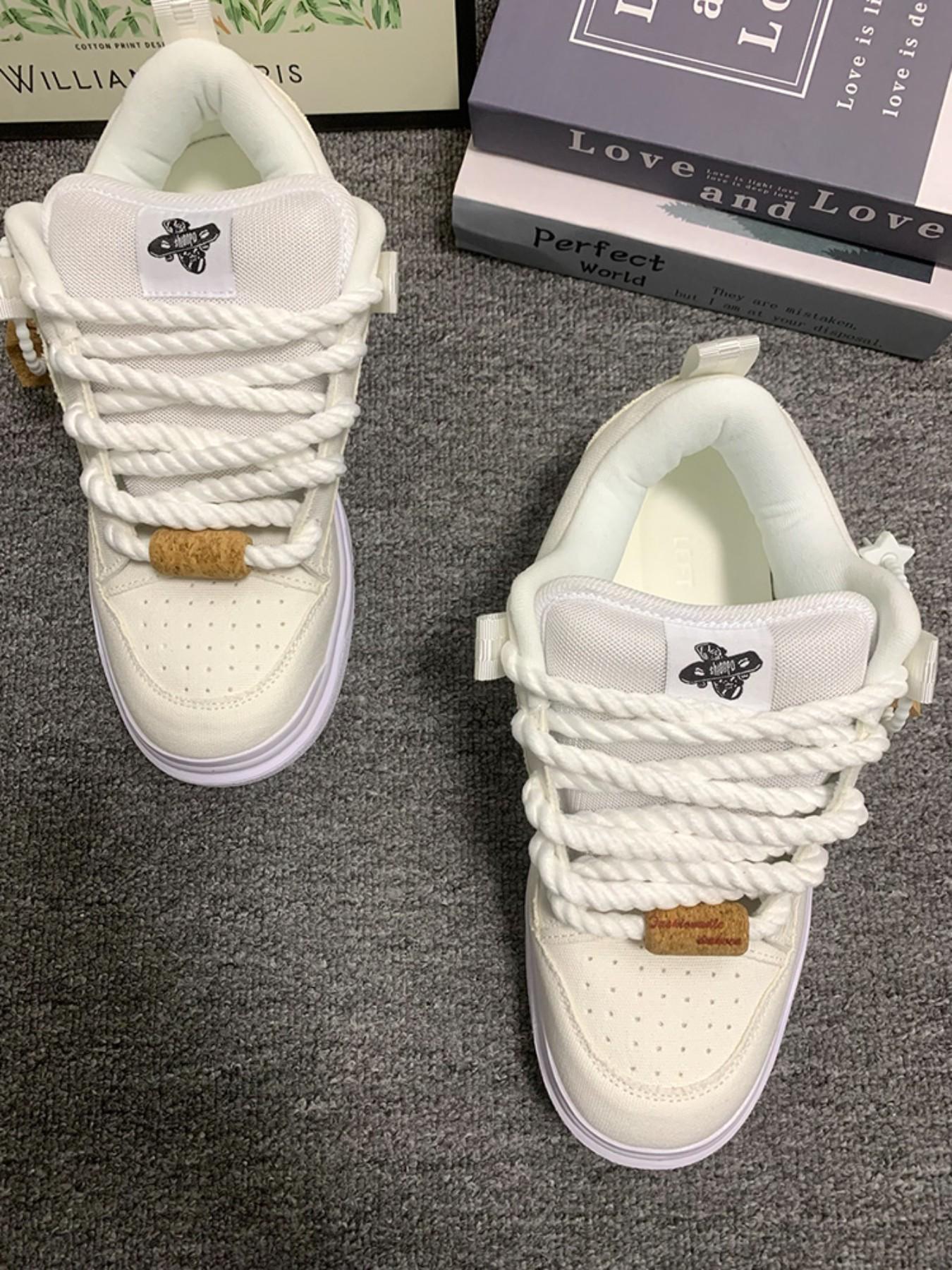 Men's Casual Canvas Shoes, Large Size 48, Breathable Round Toe Flatforms, Anti-Slip Rubber Sole, Unisex Couple Sneakers, All-Season Comfort