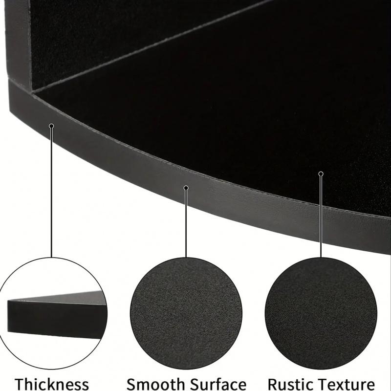 Creative 5-Tier Wall-Mounted Triangle Storage Rack, Multifunctional Decor Organizer for Living Room Kitchen and Bedroom, No Drill Space-Saving Solution