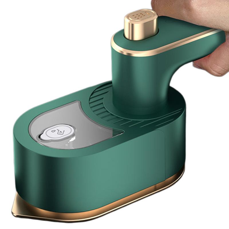 Handheld Mini Steam Iron - Compact, Lightweight Garment Steamer (170x90x122mm) with Easy-to-Use, 1-Press, Rapid-Heating Mini Pocket Handheld Steam Generator Accessories for Household Rubber, Linen, Cotton Clothing Wrinkle Removal, Portable Handheld Ironin