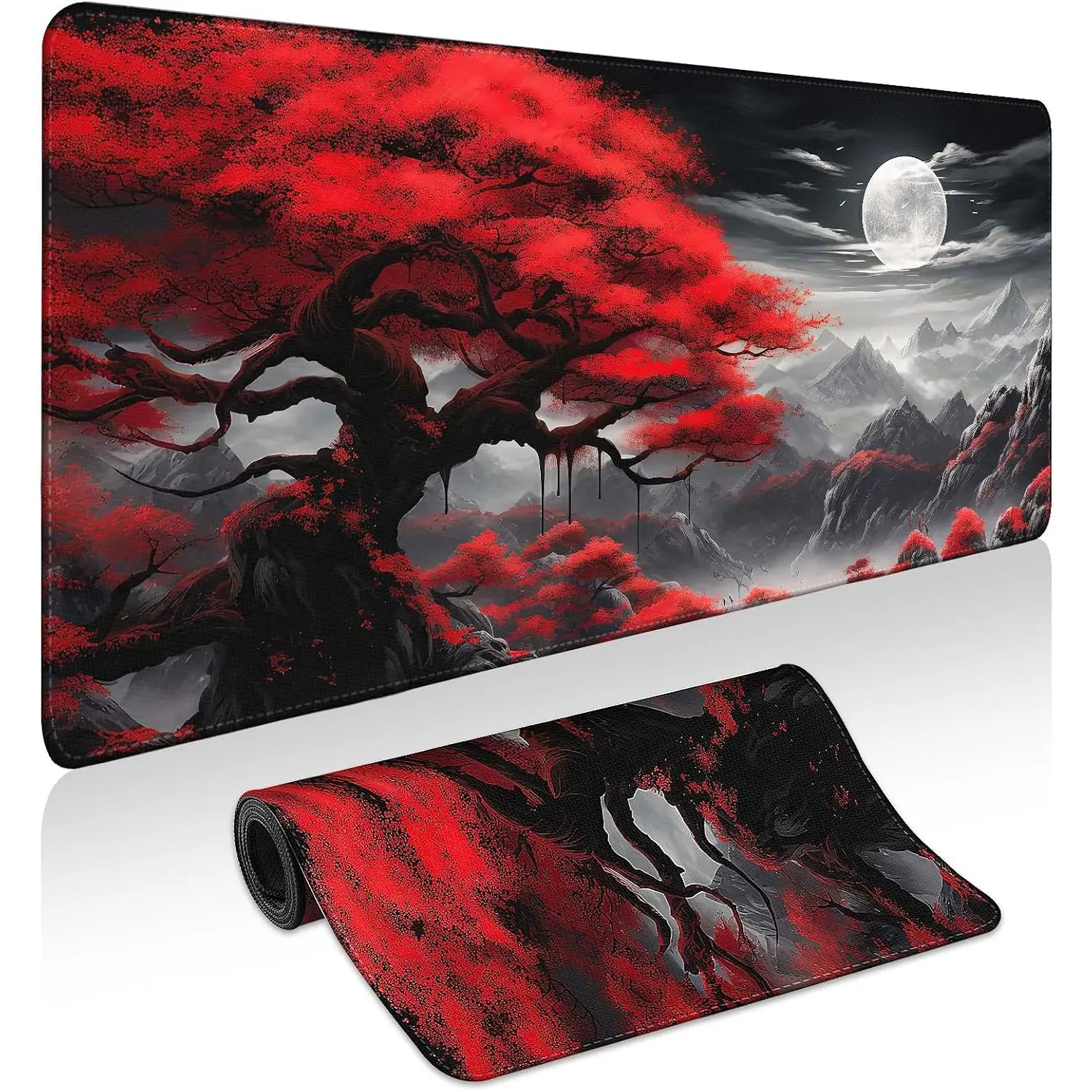 Pad Gaming - Desk Mat for Keyboard and  - Large  Pads for Desk, Gaming Mousepad with Non-Slip Base, Desks Pad (11.8" X 9.8") for , Office and