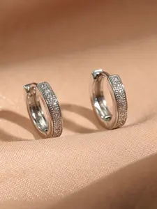 Classic Round Hoop Earrings, Fashionable Unique Design, Simple High-End Women's Jewelry, Versatile Gift Idea, Perfect for All Occasions