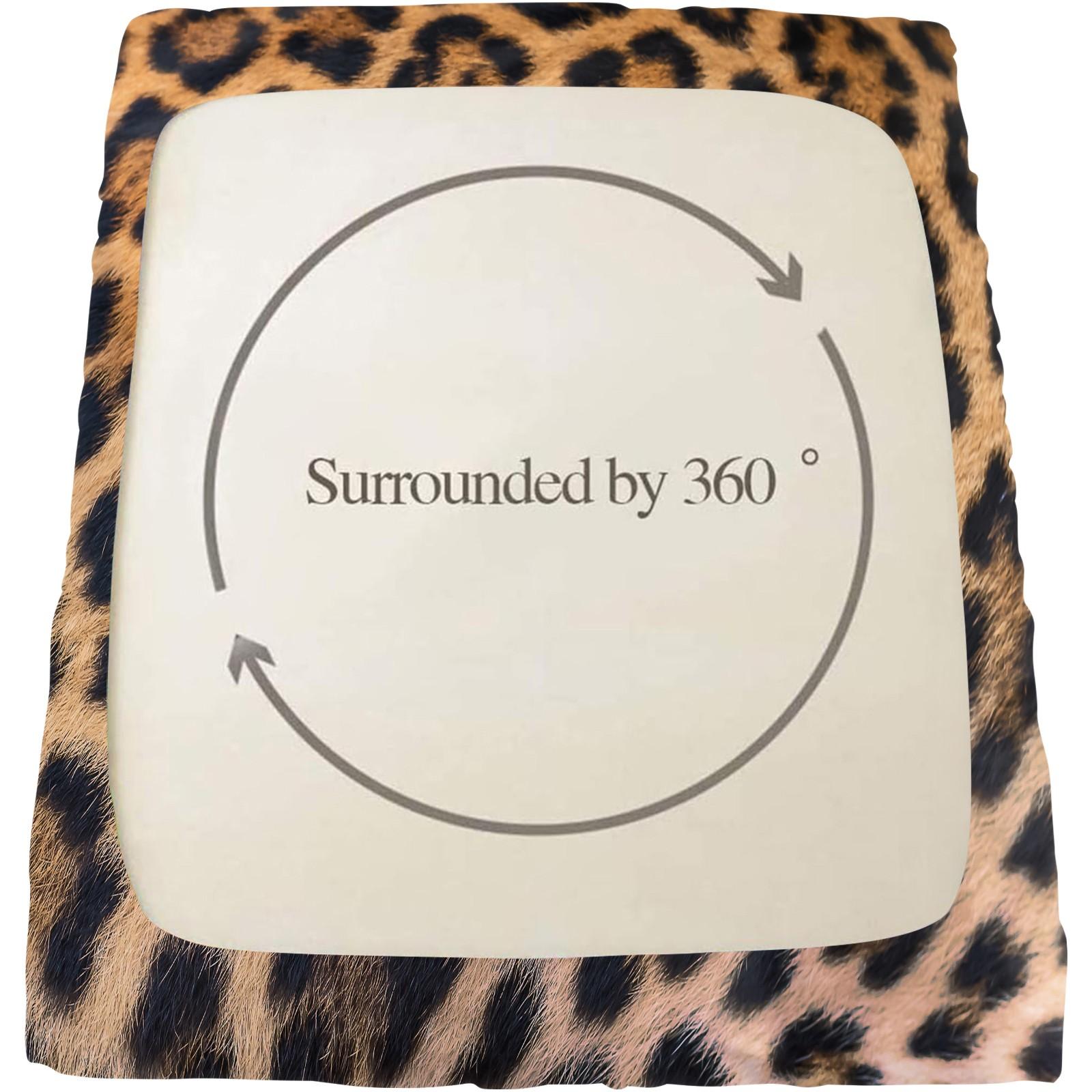 3pcs Leopard Print Fitted Sheet Set, Faux Fur Look Leopard Bed Sheet Set, Soft Microfiber Bedding Set (No Filler), Luxury Wild Animal Print Decor for Kids Boys Girls Bedroom & Dorm Room