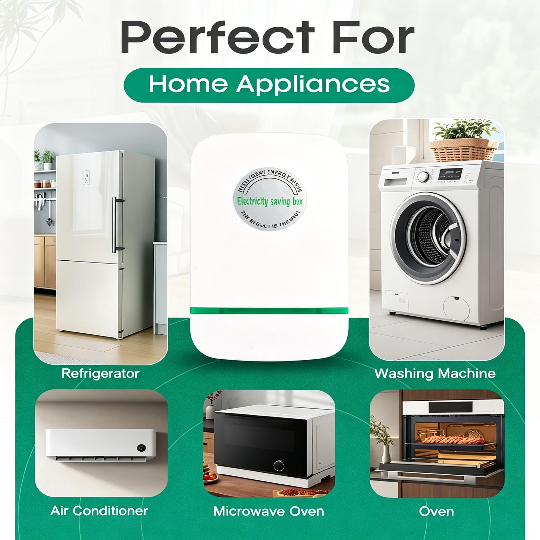 Smart Energy-Saving Plug, Universal Power Saver for Home and Office, Safe and Durable Voltage Stabilizer, Efficient Electricity Conservation Device