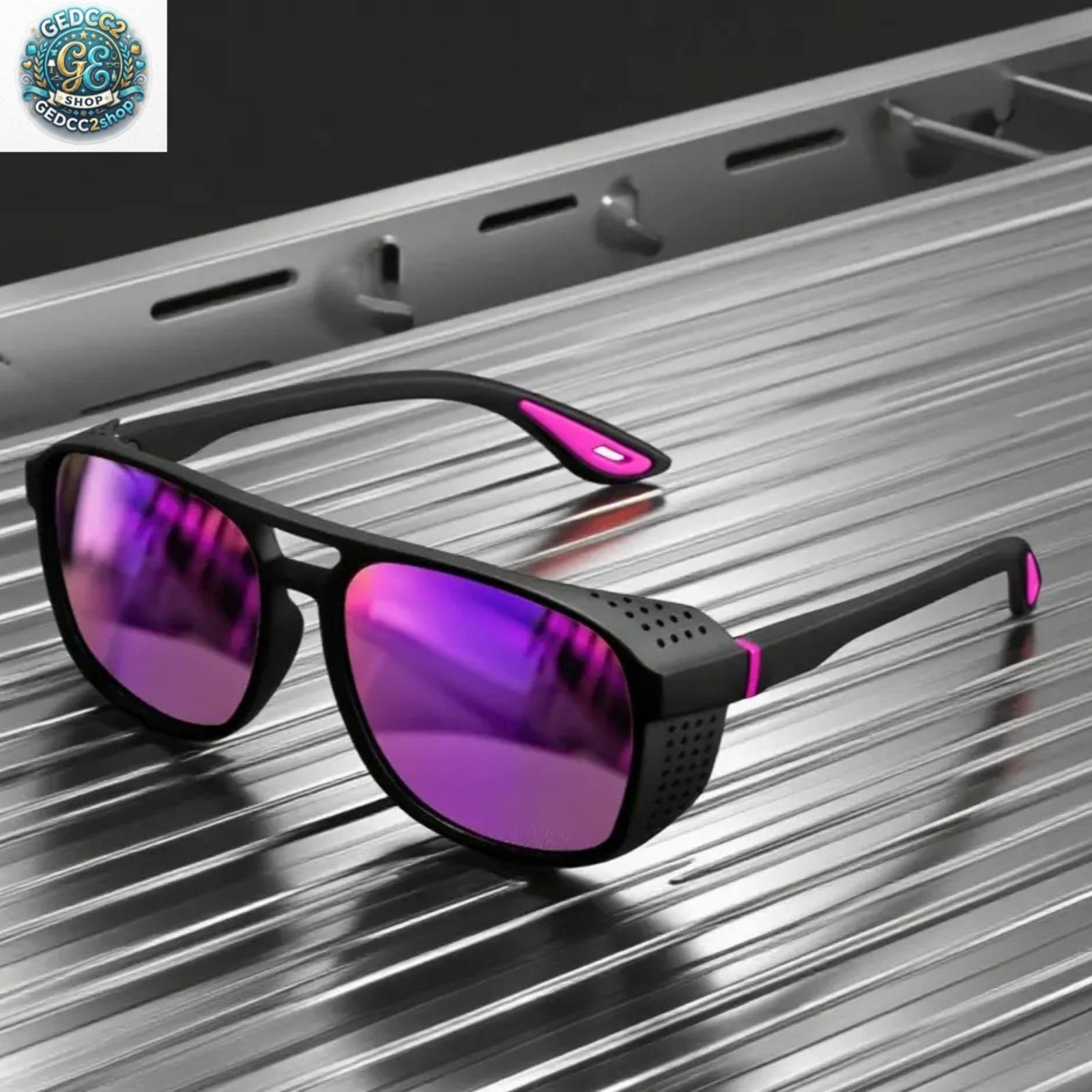 Men's Wraparound Shape Polarized Lenses Sports Sunglasses - Lightweight Frame, UV400 Protection, Windproof Eyewear for Running Cycling, Outdoor Sports