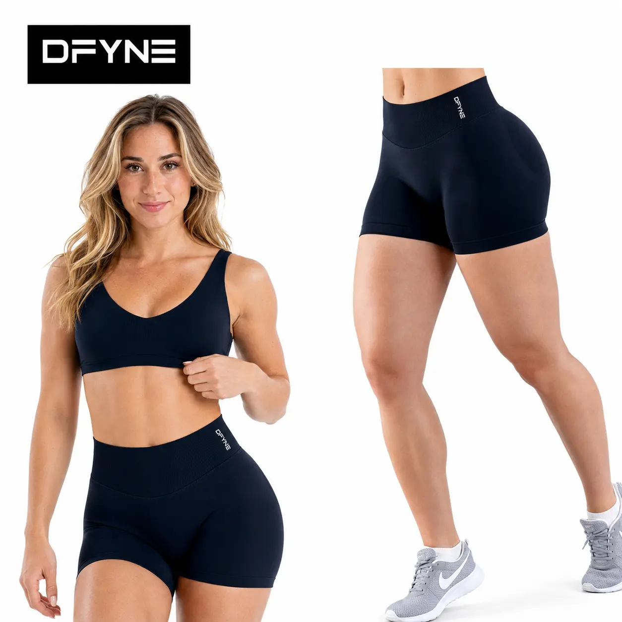 Classic Black-Shorts Set