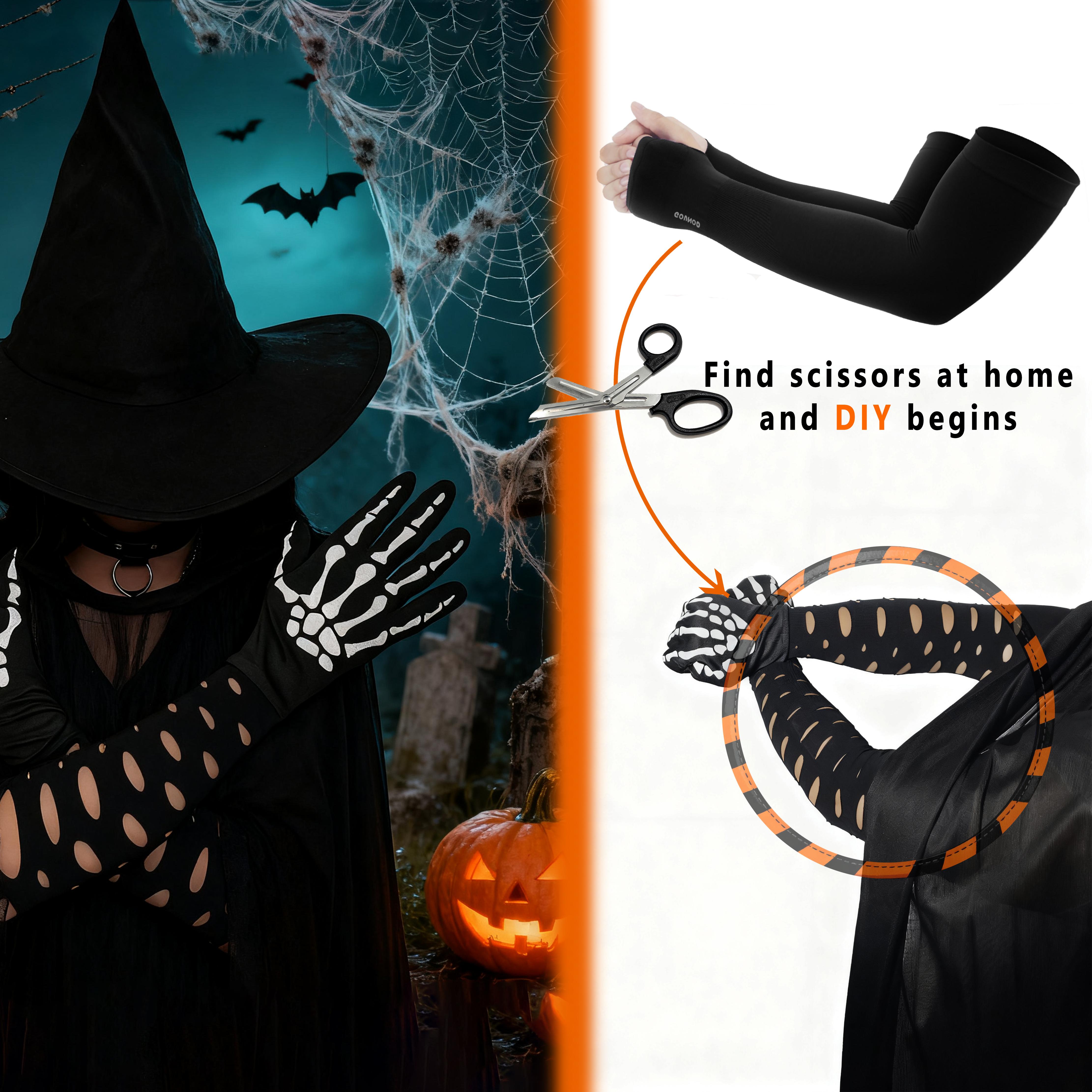 GOUNOD Sun Protection UV Garden Arm Sleeves with Thumb Hole for Men Women UPF 50+ Compression Cooling Football Sleeves Breast Cancer Awareness fallfreshness sport gloves SpringStatements